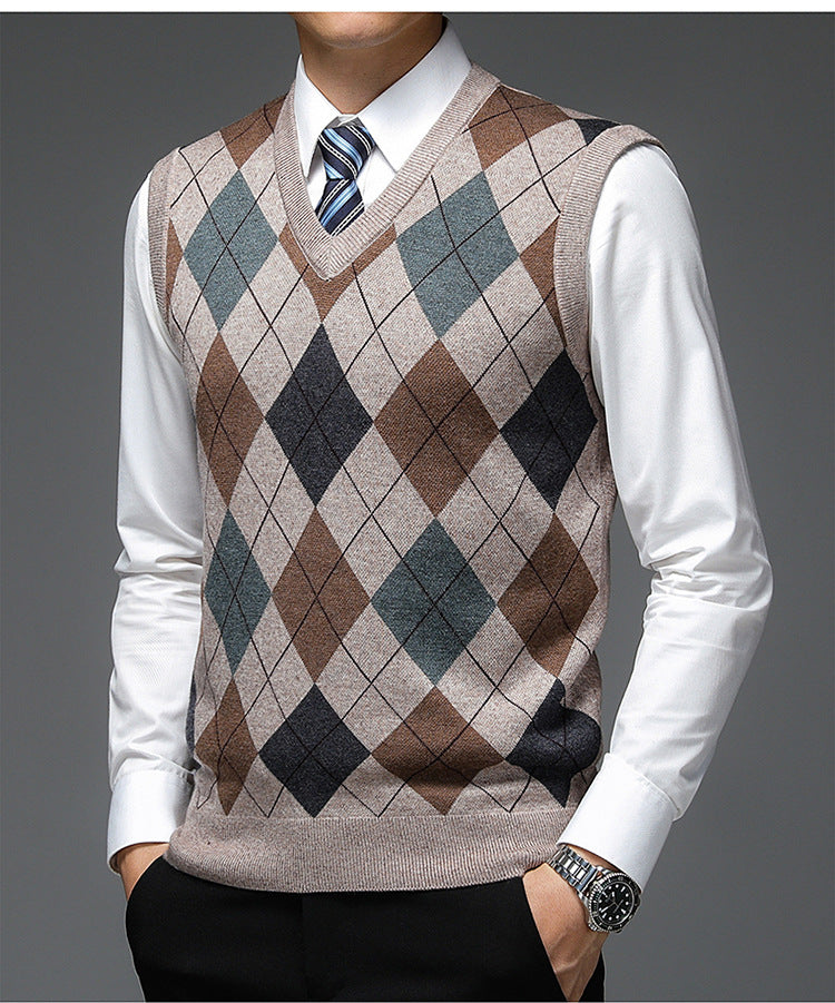 Preston Wool-Blend Sweater Vest