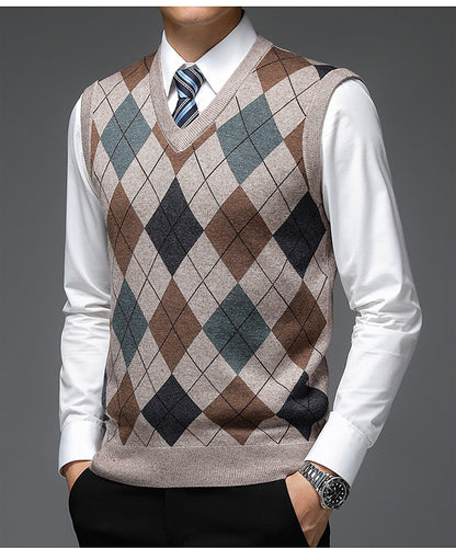 Preston Wool-Blend Sweater Vest