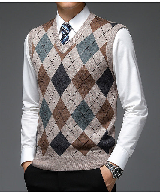 Preston Wool-Blend Sweater Vest