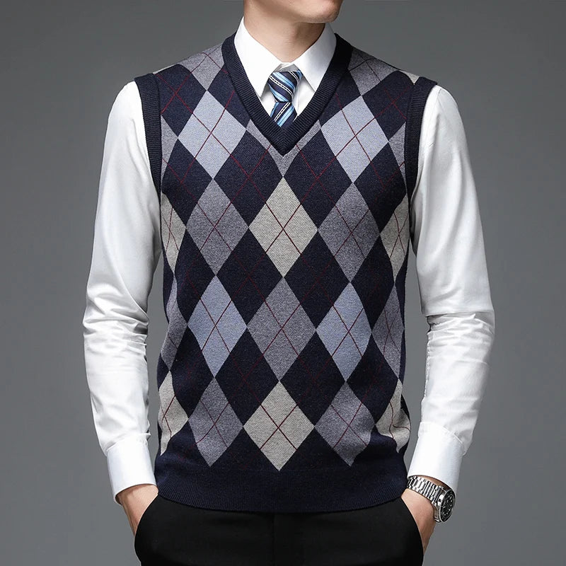 Preston Wool-Blend Sweater Vest
