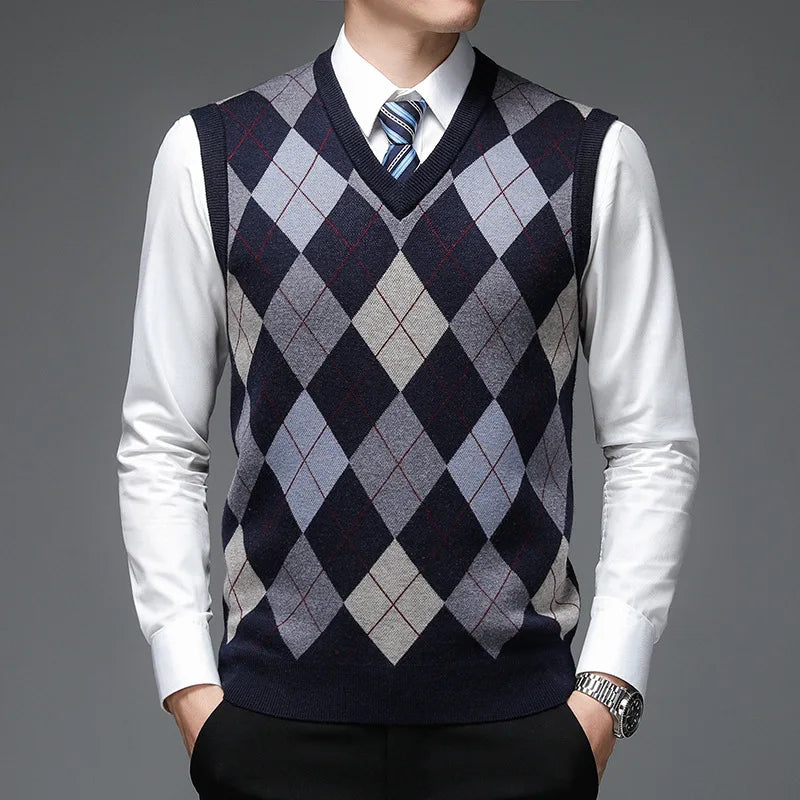 Preston Wool-Blend Sweater Vest