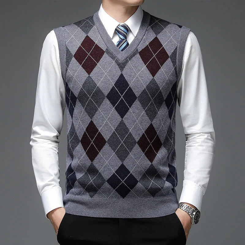 Preston Wool-Blend Sweater Vest