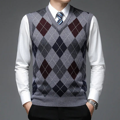 Preston Wool-Blend Sweater Vest
