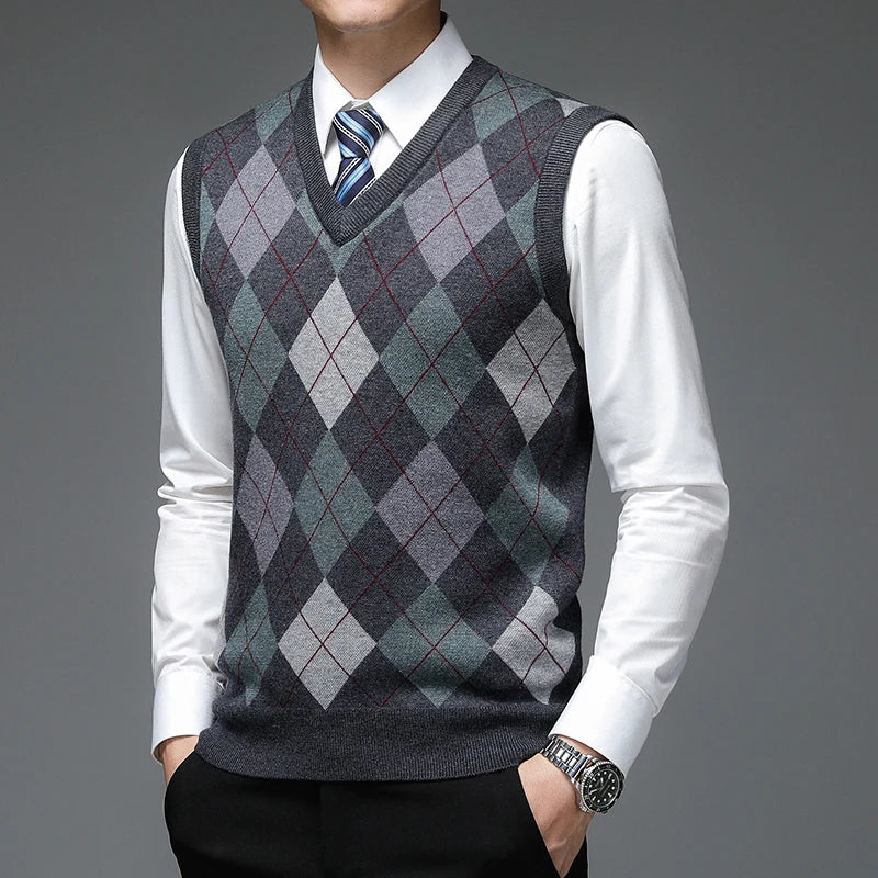 Preston Wool-Blend Sweater Vest