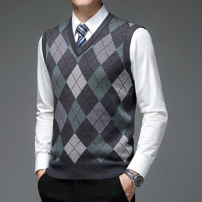 Preston Wool-Blend Sweater Vest