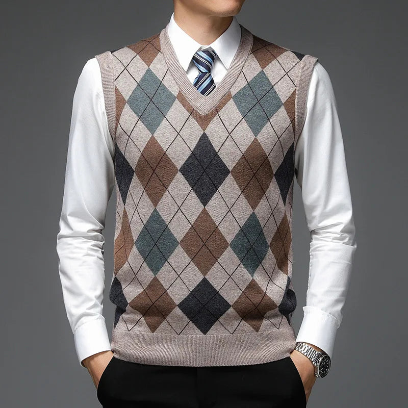 Preston Wool-Blend Sweater Vest