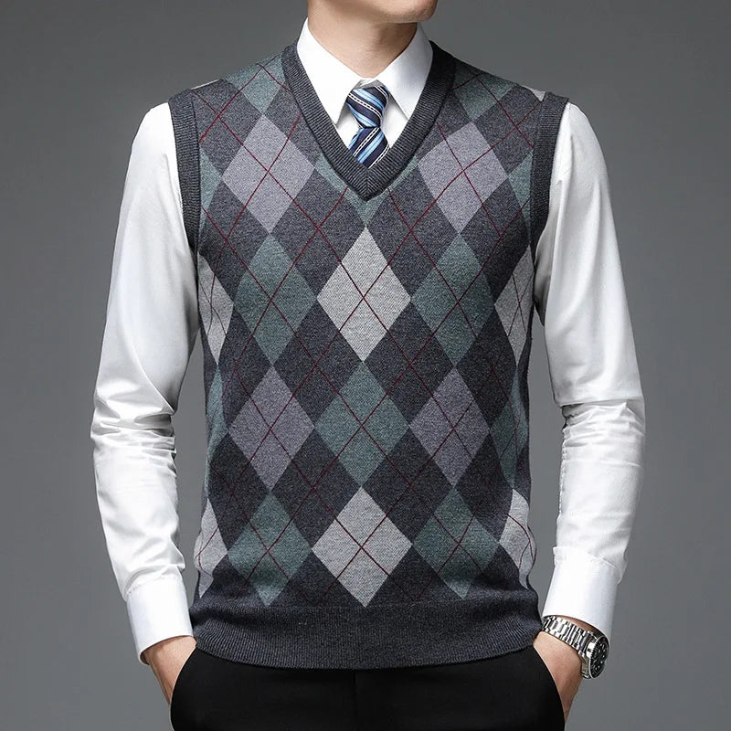 Preston Wool-Blend Sweater Vest