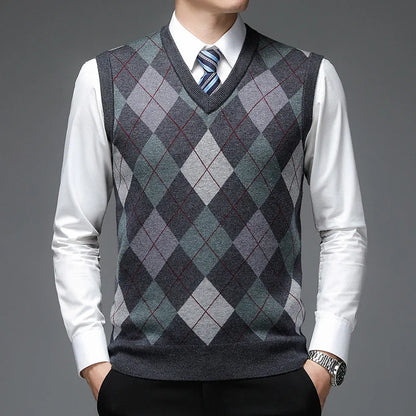 Preston Wool-Blend Sweater Vest