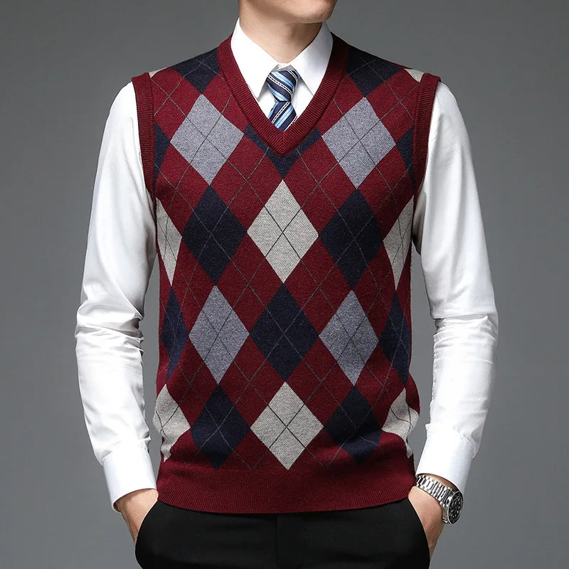 Preston Wool-Blend Sweater Vest