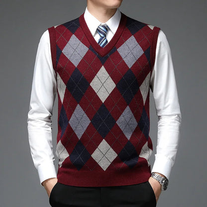 Preston Wool-Blend Sweater Vest